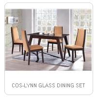 COS-LYNN GLASS DINING SET